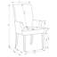 Chaise avec accoudoirs rembourrée Hanlon beige