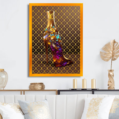 «Luxurious Stilettos III - Fashion», art mural sur toile