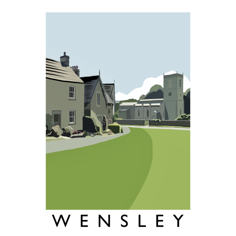 'Wensley' by Richard O'Neil - Print, 40 cm H x 30 cm W x 1 cm D, No Frame