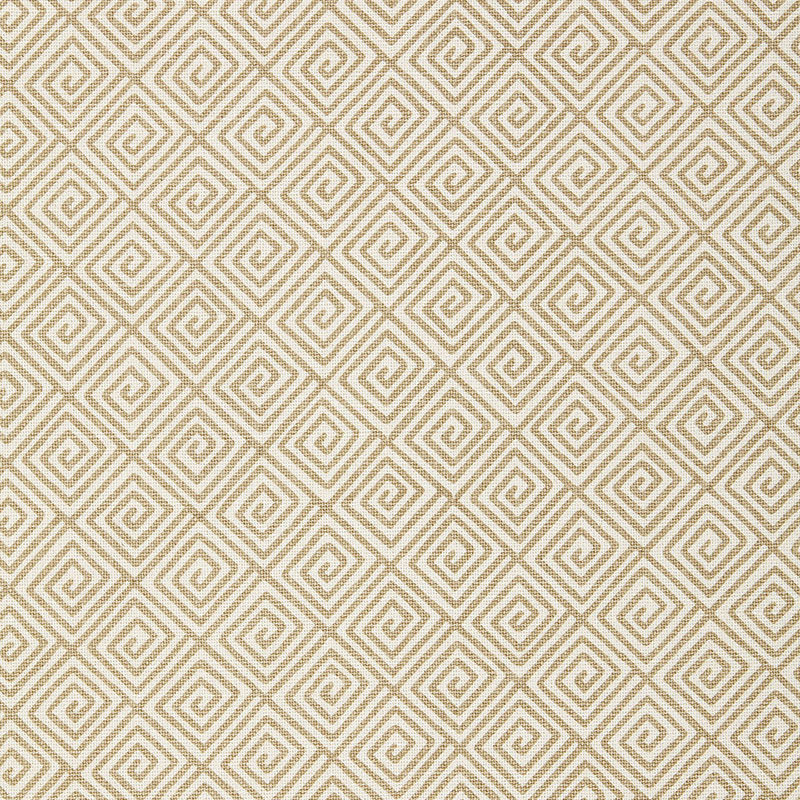 Greek Key Fabric, Sand