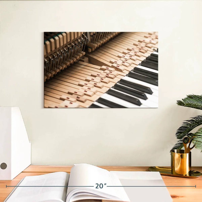 Abarca Old School Piano, 8" H x 12" W