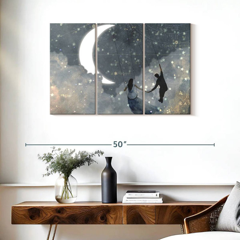 Kelan Magical Celestial Love I, 24" H x 38" W