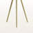 Harena Cream Shade Floor Lamp With Gold Metal Base, 54.8'' H X 19.81'' W X19.79'' D