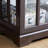 Timeless Display Case With Adjustable Shelves And Vintage Ruler Antique Storage Cabinet Shoe