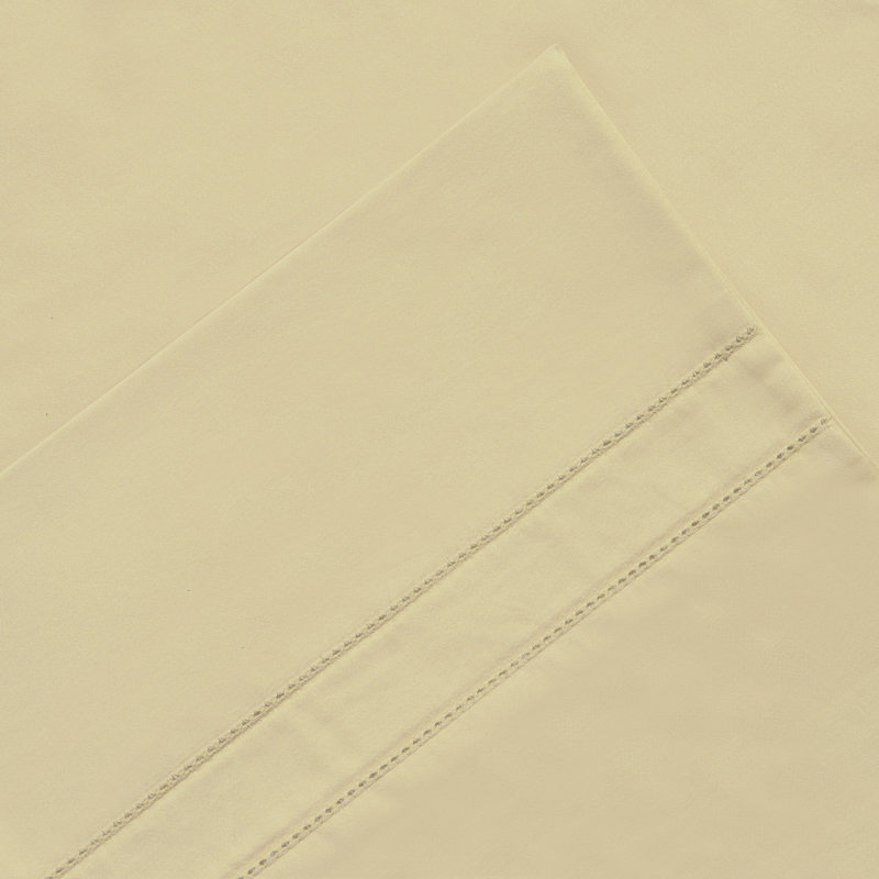 Ensemble de draps 100% coton à longues fibres 620 fils Pointehaven, Très grand californien, Os