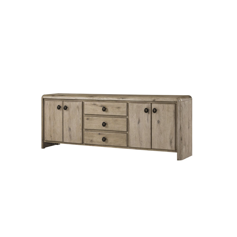 English Knotty Oak 84" Console