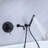 2-Handle Tub Spot Wall Mount Rain Mixer Shower Faucet Tub And Shower Faucet With Hand Shower In Black Valve Included