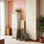 Brown Arched-leg Mesh Design Lampshade