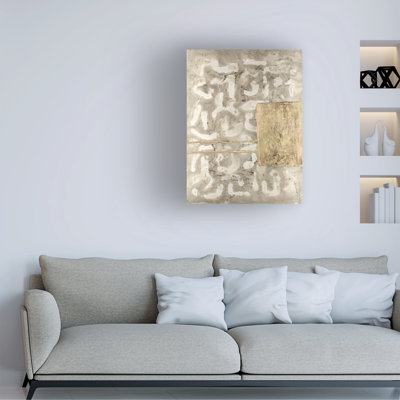 Art mural sur toile tendue - "Enshrined Runes I" de Michael Willett pour décoration de salon, de chambre à coucher ou de bureau - 24 x 32