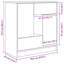 Sideboard With Drawers And Doors 70.5X34x74.5 Cm-1185245218