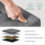 Repose-pieds de rangement MAZIE, banc de rangement pliable avec couvercle rabattable, pour entrée, salon, chambre à coucher
