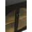 Sherree 33" Gothic Modern Arch Transitional Accent Storage Cabinet with Glass Doors-1117231164
