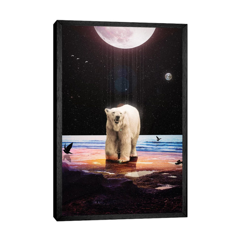 Lone Soul by Nicebleed - Print on Canvas, 101.6cm H x 66.04cm W x 3.81cm D, Black Framed