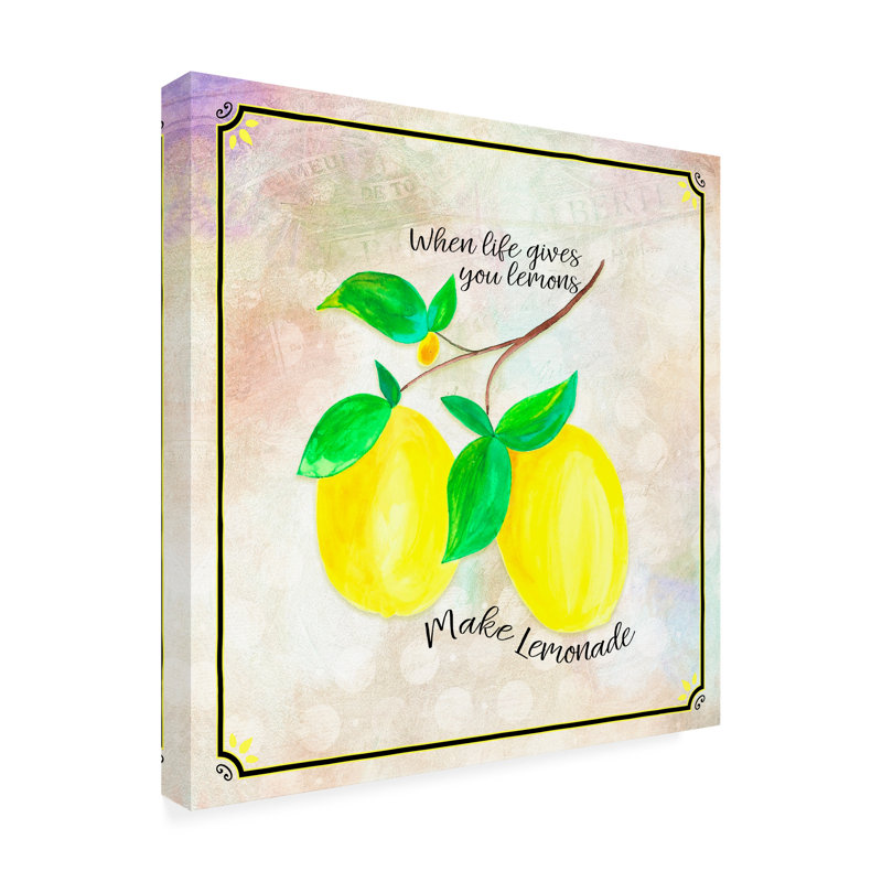 Art sur toile LightboxJournal «Country Lemon 03», H 14 po x l 14 po x P 2 po