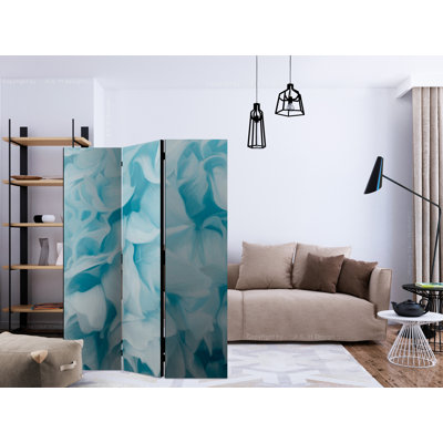 Grachan 135cm W x 172cm H 3 - Panel Solid Wood Folding Room Divider