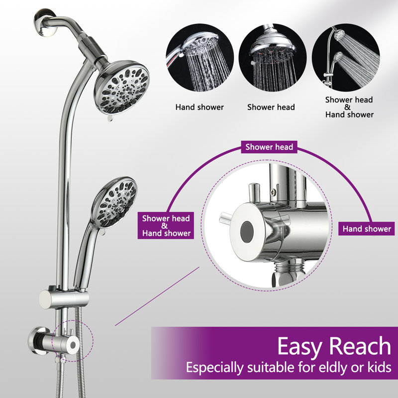 All-In-One Kit with Rough in-Valve, Chrome