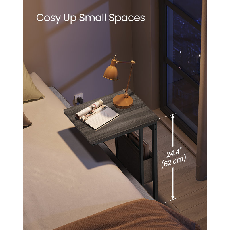 End Table, Brown, Black