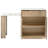 82.6" Fluted Kitchen Island with Extendable Dining Table for 4-6, Island Table for Kitchen with Power Outlet, Kitchen Table with Double-Side Storage, 2 Drawers 2 Side Open Shelves, Natural-901770063