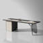 Minimalist Creative Irregular Leg Study Computer Desk, Multi-functional Writing Table with Drawer Storage-130604303