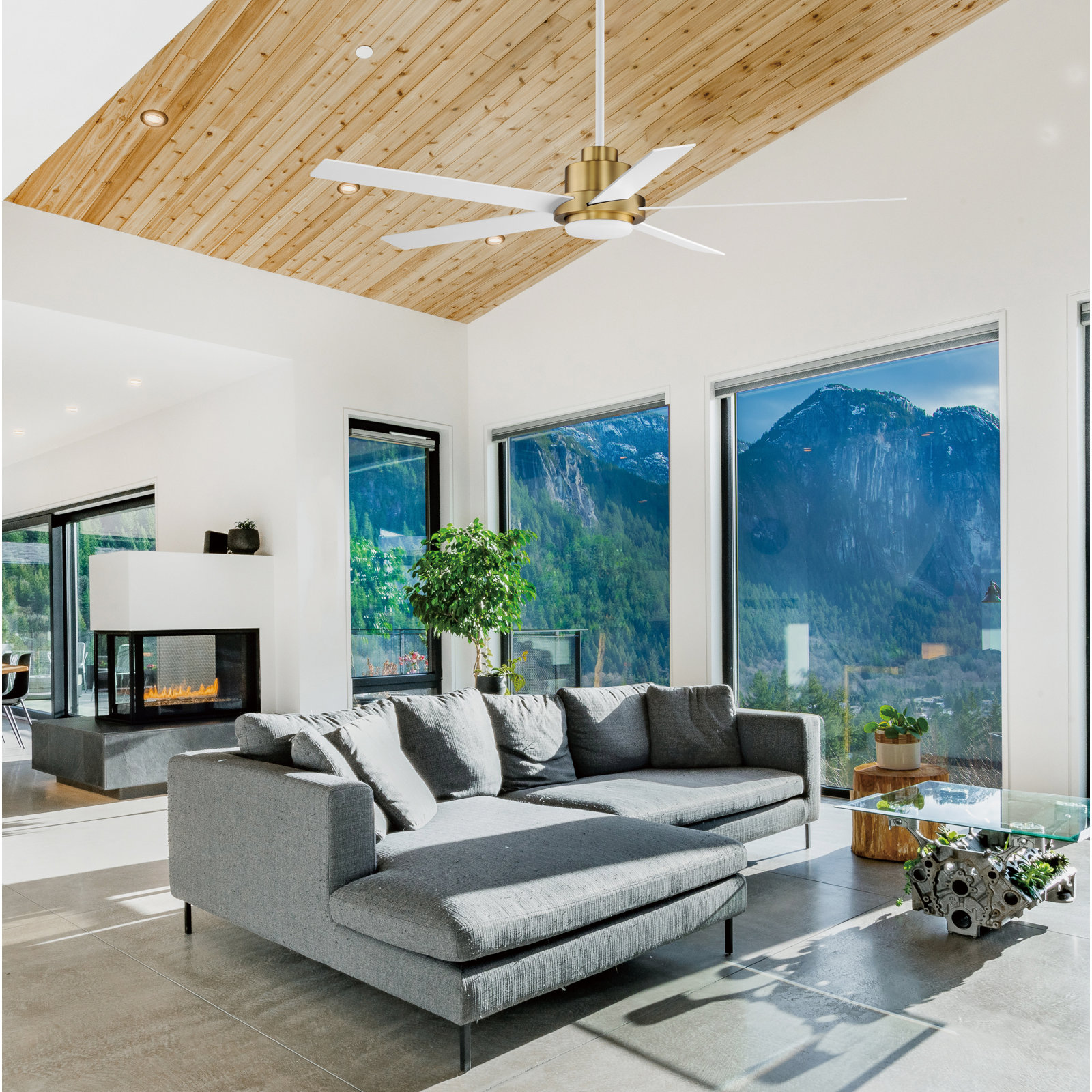Isobel 60'' 3 Blade Ceiling Fan with LED Light Kit