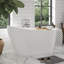 Baignoire de trempage autoportante en acrylique 54 po. X 28 po.-89293973