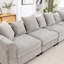 Canapé modulaire rembourré 4 pièces Bennett-1174929598