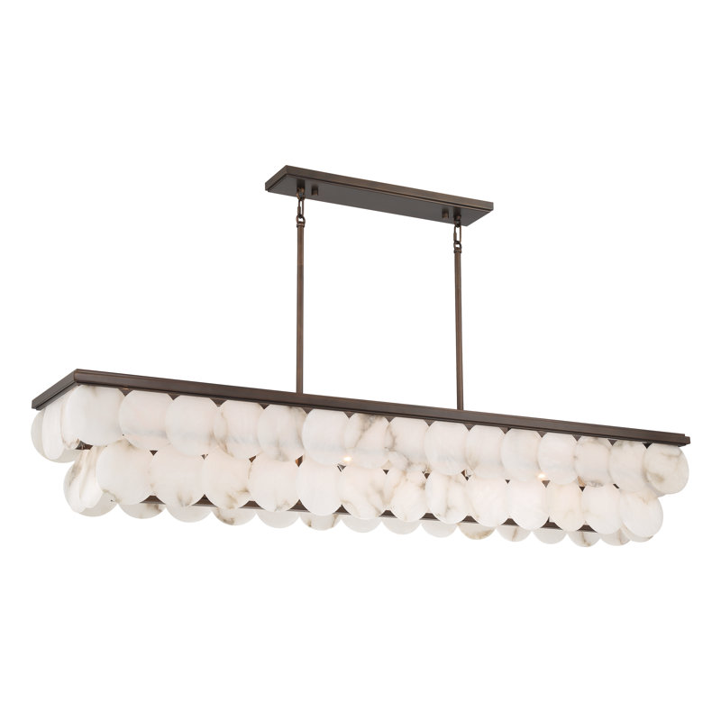Olyra 60" 8-Light Linear Chandelier