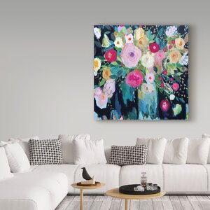 Wrought Studio 'Follow the Roses' Acrylic Painting Print on Wrapped ...