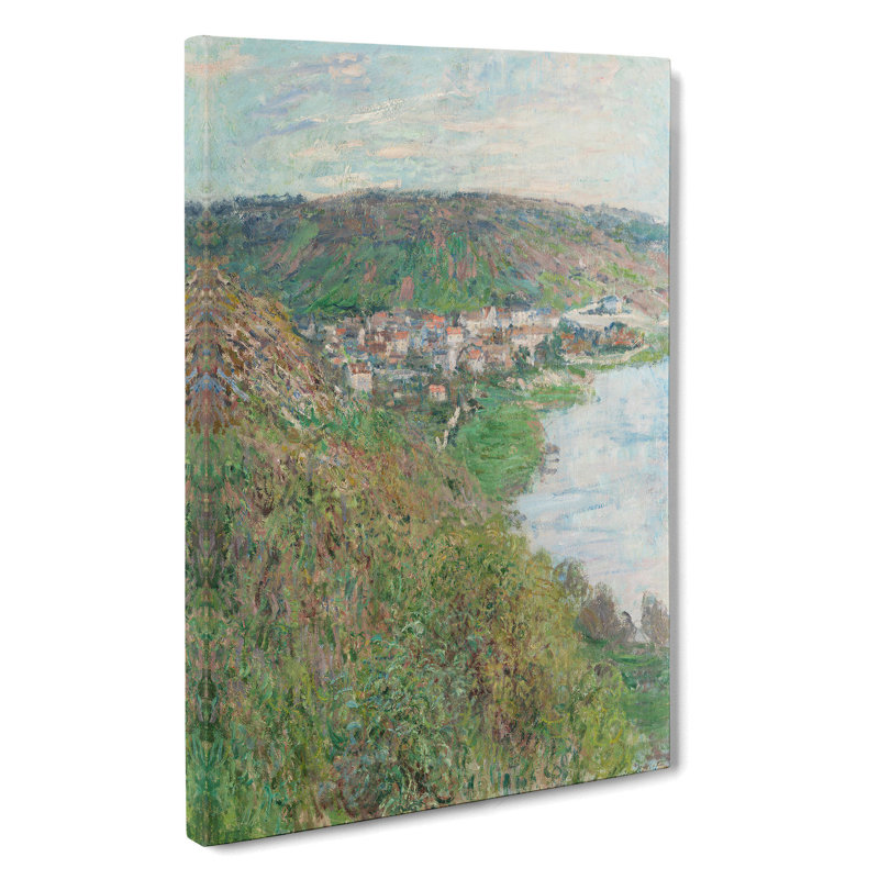 View Of Vetheuil Vol.1 by Claude Monet - Wrapped Canvas Painting, 50cm H x 35cm W x 3cm D