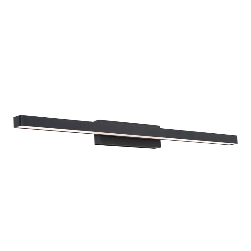 B4327517E9AB4D8FB22D016B6CE2BF51 Applique murale à DEL Brock 36 po, 1500 lumens, 5 tubes, 30 watts, noir, Noir