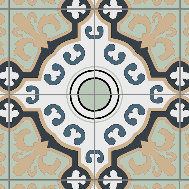 Ronda 10" x 10" Ceramic Singular Tile
