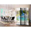135cm W x 172cm H 3 - Panel One Sided Room Divider Folding Room Divider