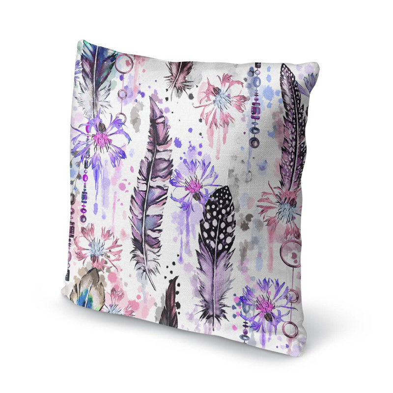 Housse de coussin carrée extérieure/insert, 18" x 18"