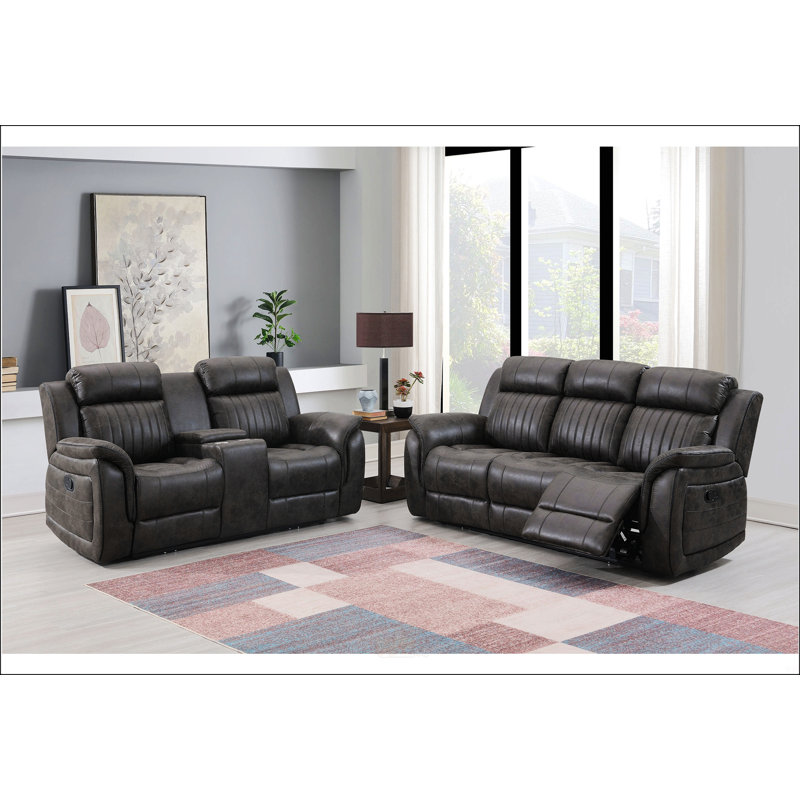 Grey 2PC Living Room Set