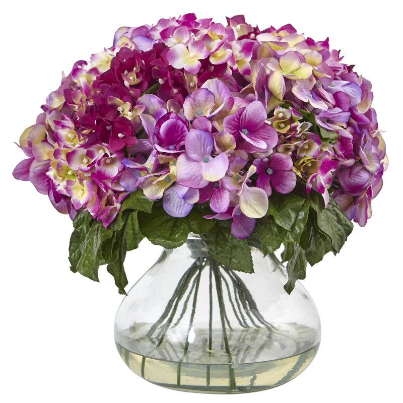 Hydrangea Arrangement in Vase