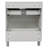 27.3'' Single Bathroom Vanity with Ceramic Top with Mirror-695978194