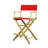 24" Folding Director Chair-19623357-19623341