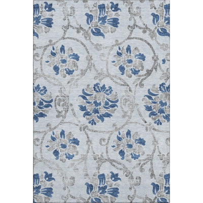 Premium Machine Washable Prisco Sky Rug