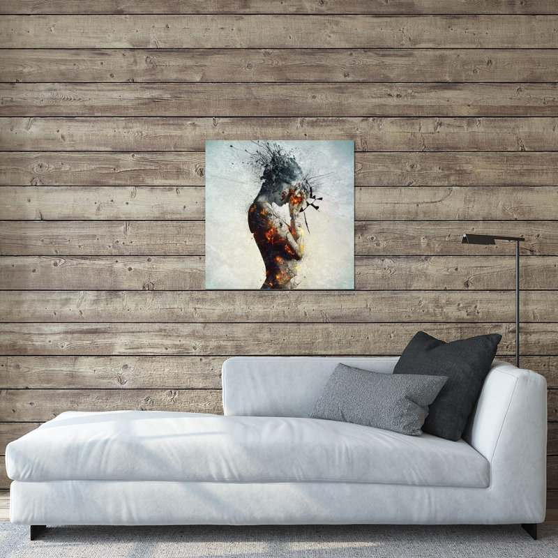 Délibération, impression sur verre acrylique, H 24 po x l 24 po x P 0,25 po