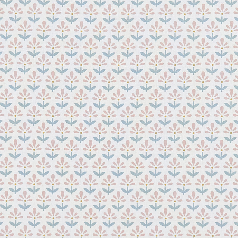 Co-Ordinates Fleur Fabric, Blush/Mineral