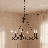 Moayad 6-Light Chandelier in Matte Black-1004742983