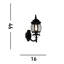 Alyson 46cm H Outdoor Wall Lantern