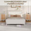 40cm W Manufactured Wood Bedside Table