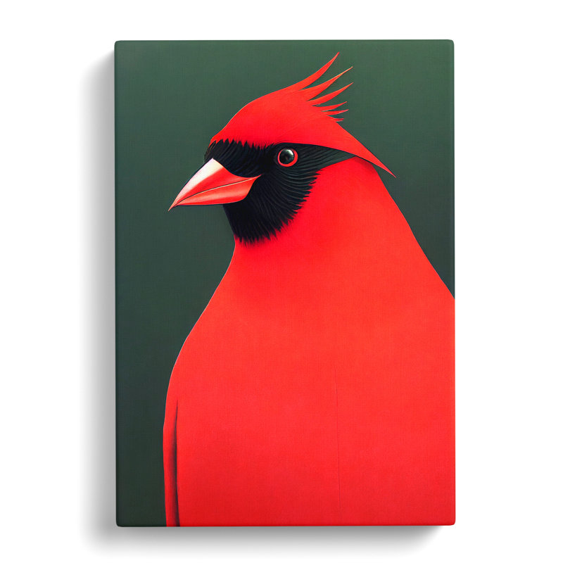Cardinal Bird Vol.3 - Wrapped Canvas, 76cm H x 50cm W x 3cm D
