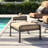 Lebanon Metal Outdoor Ottoman