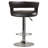 Swivel Upholstered Adjustable Height Counter Stool with Metal Frame