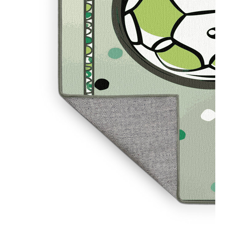 Tapis de football pour enfants Zoomie, Rectangulaire 3 pi x 5 pi