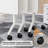 Niaja 63'' Flip-top Nesting Mobile Training Table