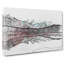 Lake Reflection In Abstract - Wrapped Canvas-55308488
