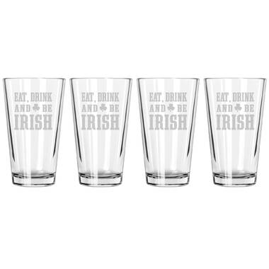 The Holiday Aisle® Thomason 4 - Piece 15oz. Glass Drinking Glass Glassware  Set